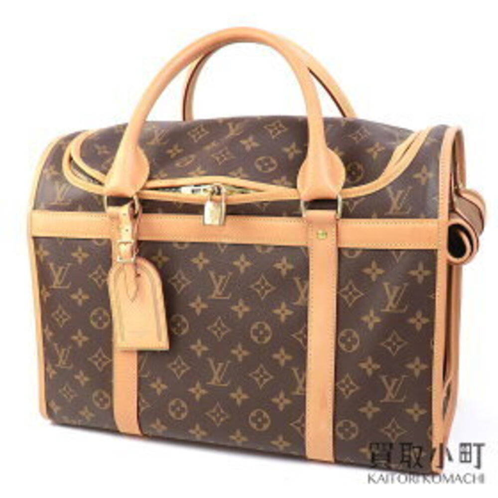 Louis Vuitton Sak Siyan Dog Carrier Mesh Window Pet Bag Animal LV